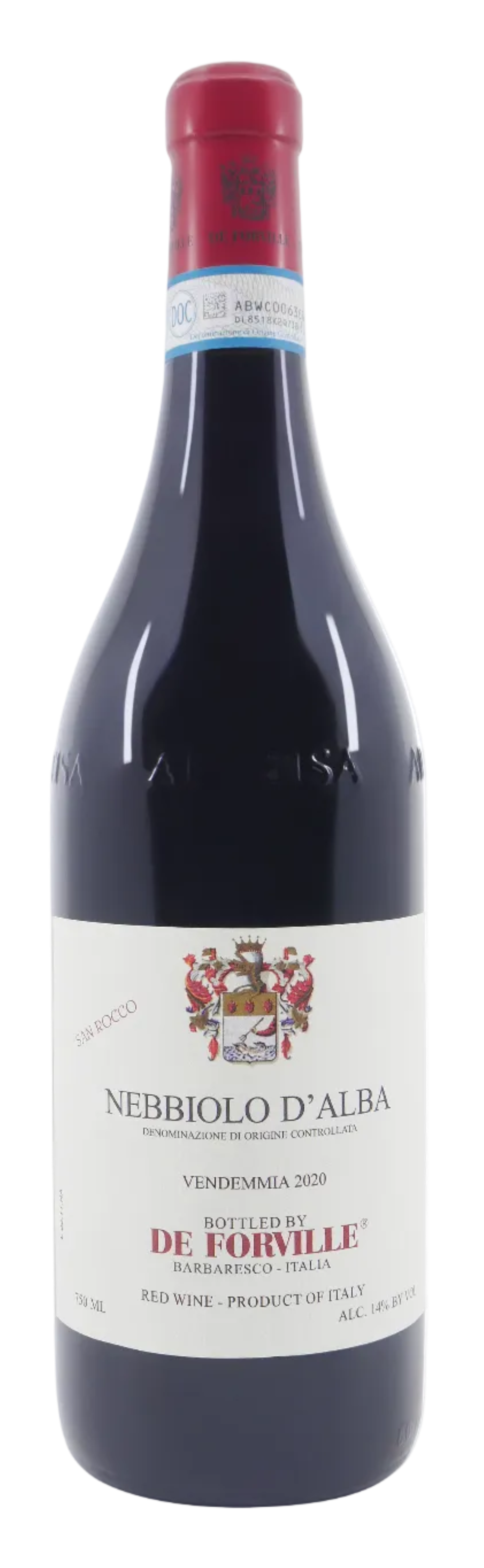 2020 De Forville Nebbiolo d'Alba San Rocco Piedmont Italy 750ml