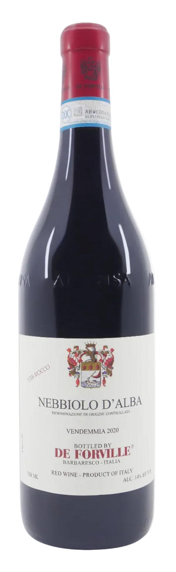 2020 De Forville Nebbiolo d'Alba San Rocco Piedmont Italy 750ml