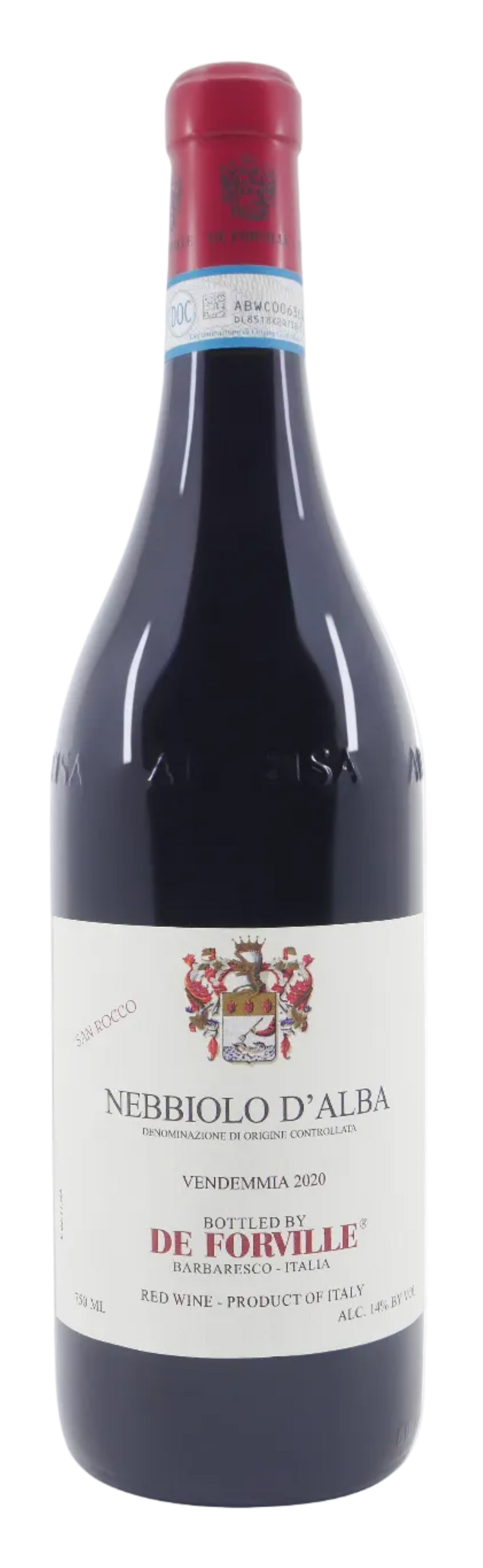 2020 De Forville Nebbiolo d'Alba San Rocco Piedmont Italy 750ml