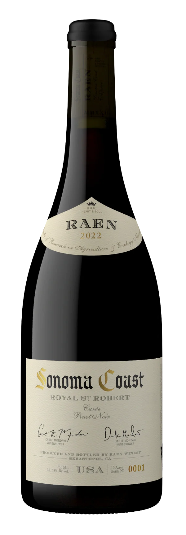 2022 RAEN Sonoma Coast Royal St. Robert Pinot Noir