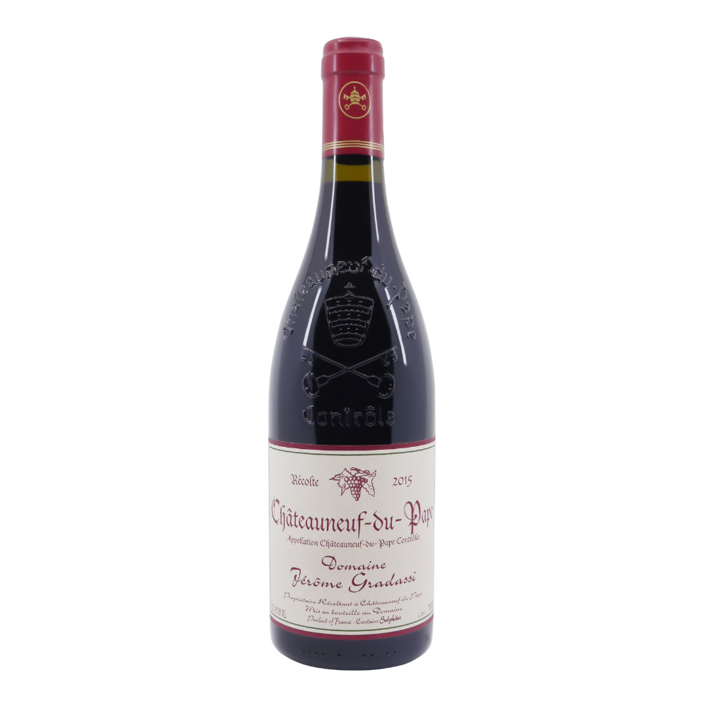 2015 Domaine Jerme Gradassi Chateauneuf-du-Pape Southern Rhone France 750mL