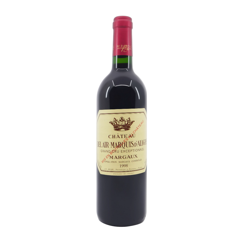 1998 Chateau Bel Air-Marquis d’Aligre Margaux Bordeaux France 750ml