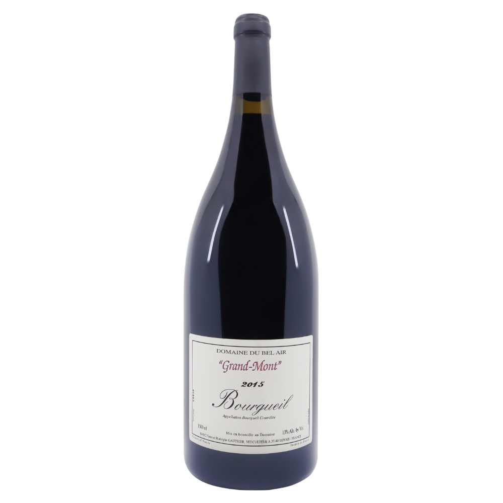 2015 Gauthier Pere et Fils Domaine du Bel Air Grand Mont Bourgueil Loire France 1500mL