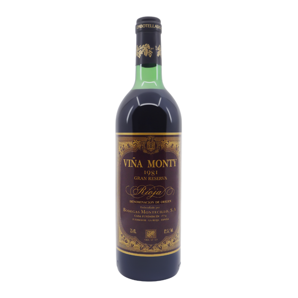 1981 Bodegas Montecillo Vina Monty Gran Reserva Rioja