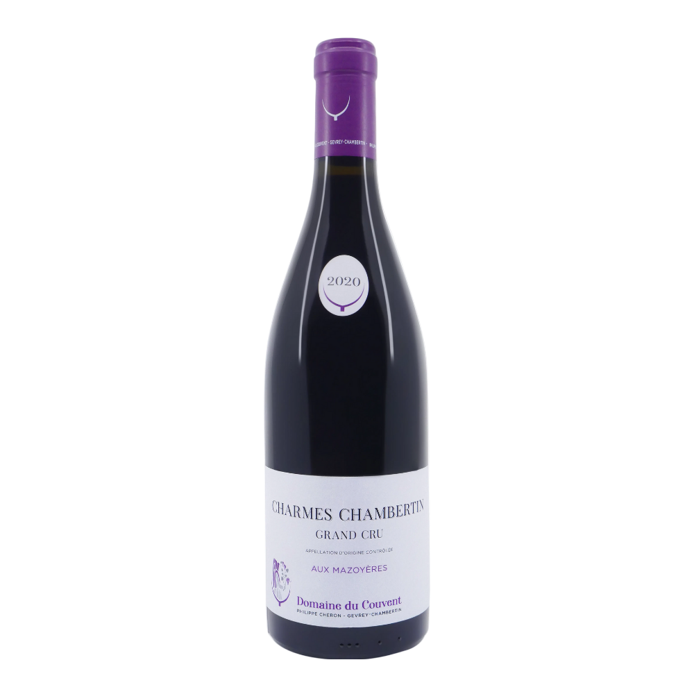 2020 Domaine du Couvent Grand Cru Charmes-Chambertin Aux Mazoyères Côte de Nuits Burgundy France 750ml Côte de Nuits Burgundy France 750ml