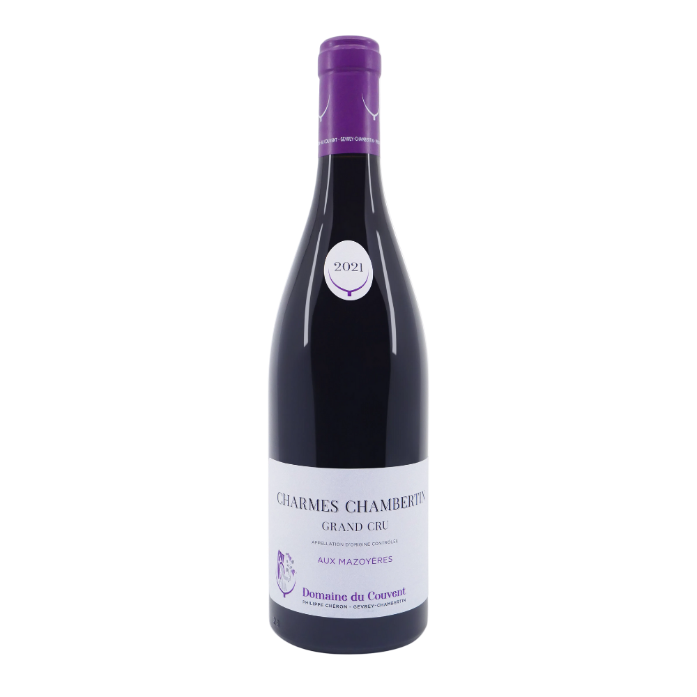 2021 Domaine du Couvent Grand Cru Charmes-Chambertin Aux Mazoyères Côte de Nuits Burgundy France 750ml