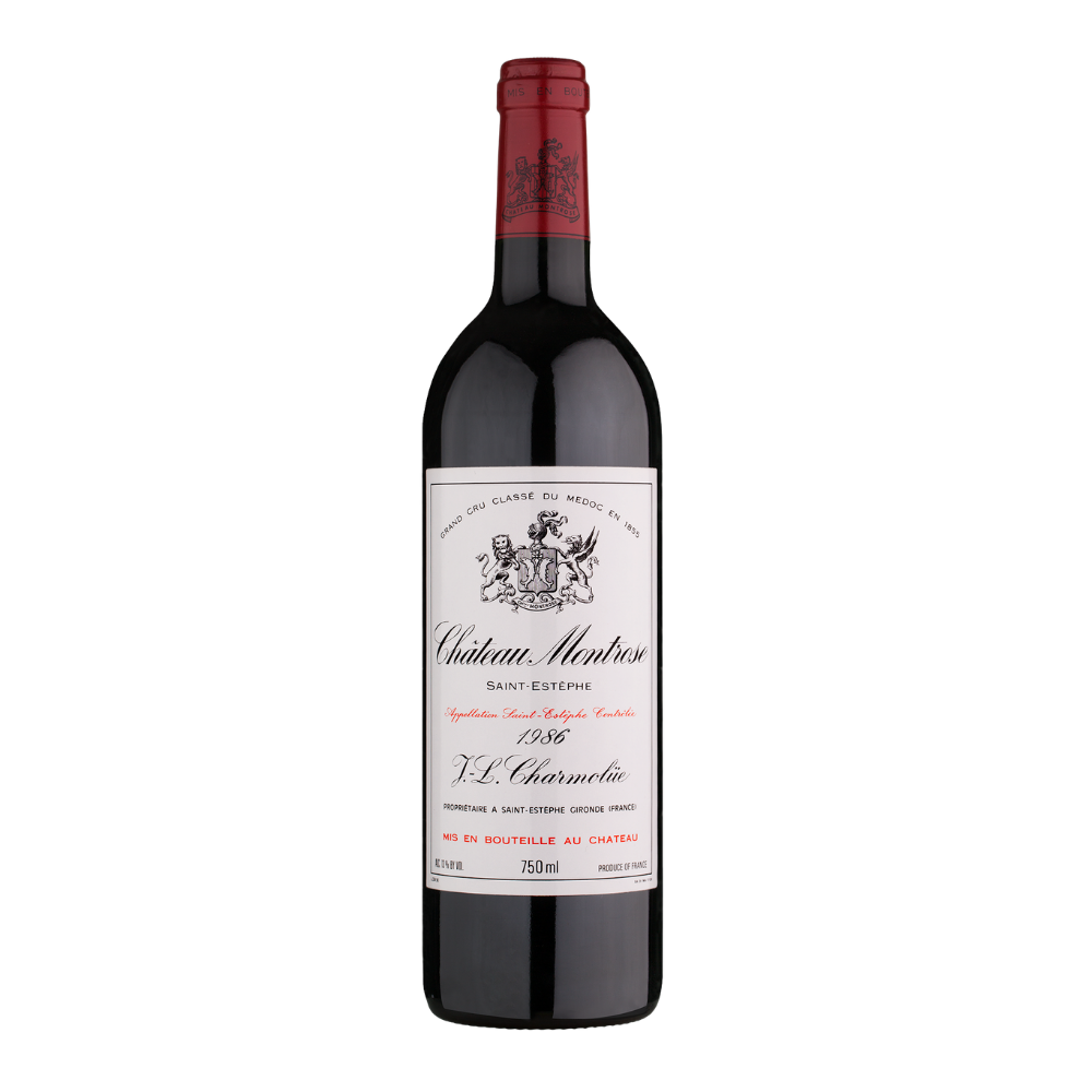 1986 Chateau Montrose Saint-Estephe Bordeaux France 750mL